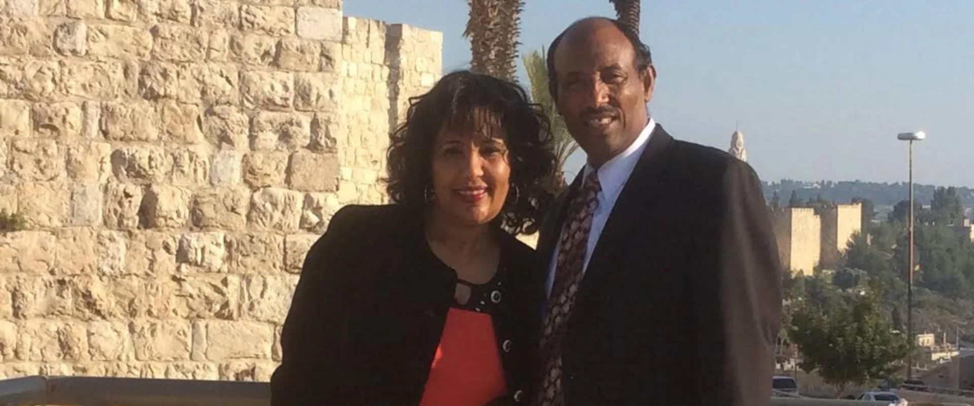 Kokeb and Menalu Gedamu in Jerusalem
