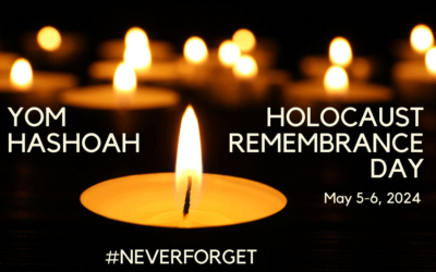 Yom HaShoah: Never Forget is NOW